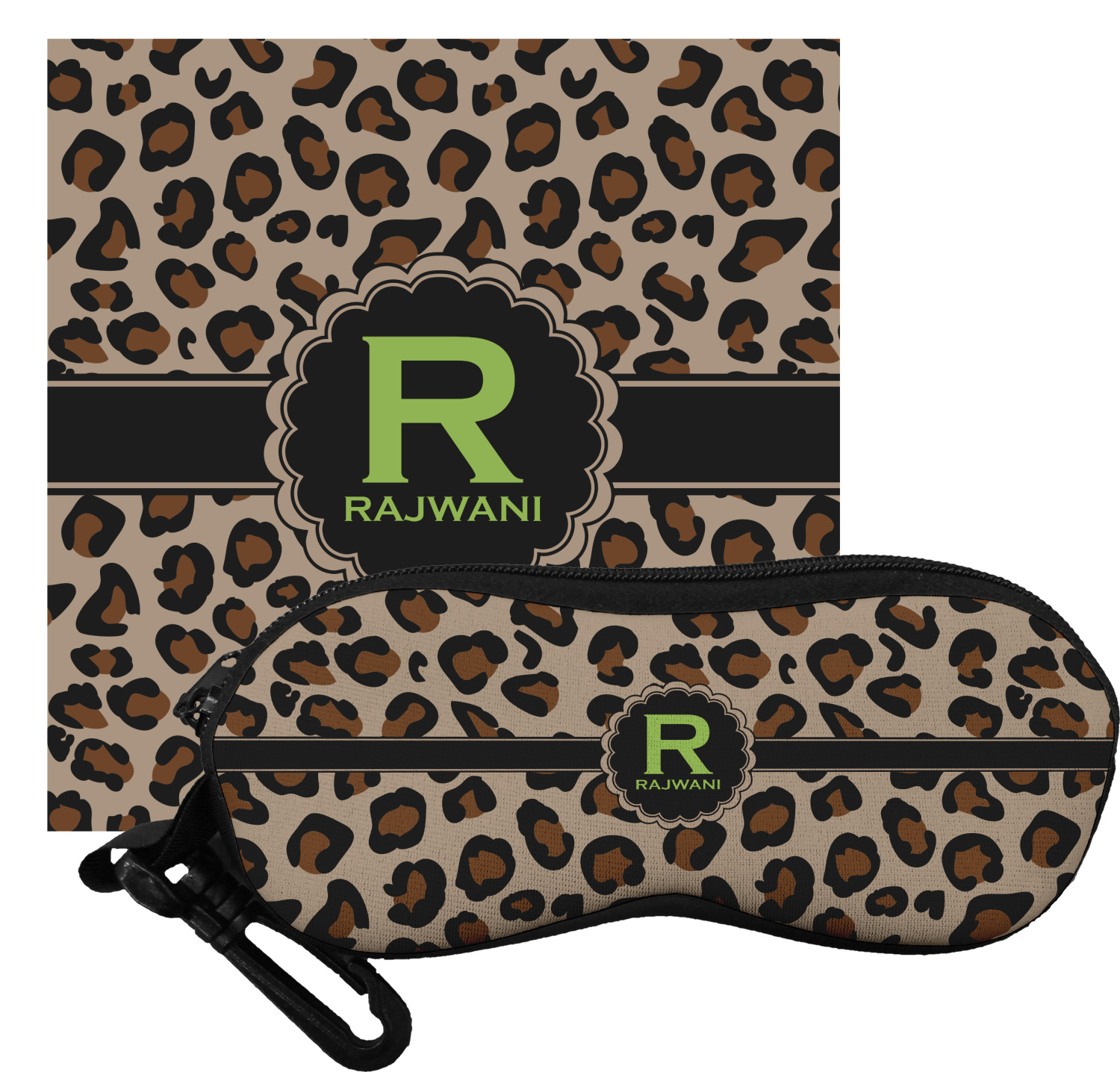 leopard eyeglass case