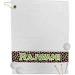 Granite Leopard Golf Bag Towel (Personalized)