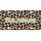 Granite Leopard Front License Plate (Personalized)