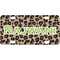 Granite Leopard Mini/Bicycle License Plate (Personalized)