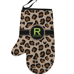 Granite Leopard Left Oven Mitt (Personalized)