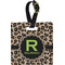 Granite Leopard Personalized Square Luggage Tag