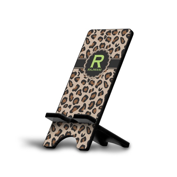 Custom Granite Leopard Cell Phone Stand (Personalized)