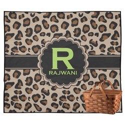 Granite Leopard Outdoor Picnic Blanket (Personalized)