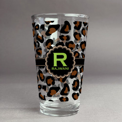 Granite Leopard Pint Glass - Full Print (Personalized)