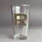 Granite Leopard Pint Glass - Two Content - Front/Main