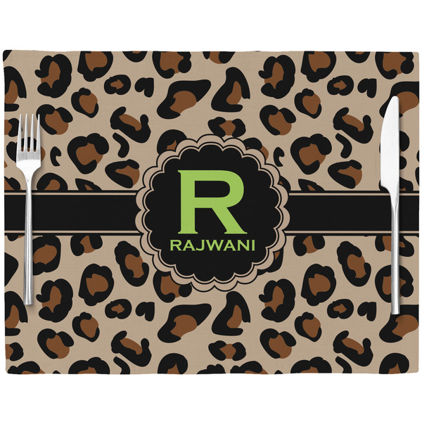 Granite Leopard Placemat with Props