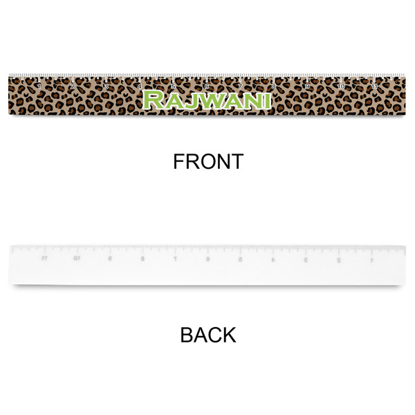 Granite Leopard Plastic Ruler - 12" - APPROVAL