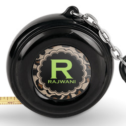 Granite Leopard Pocket Tape Measure - 6 Ft w/ Carabiner Clip (Personalized)