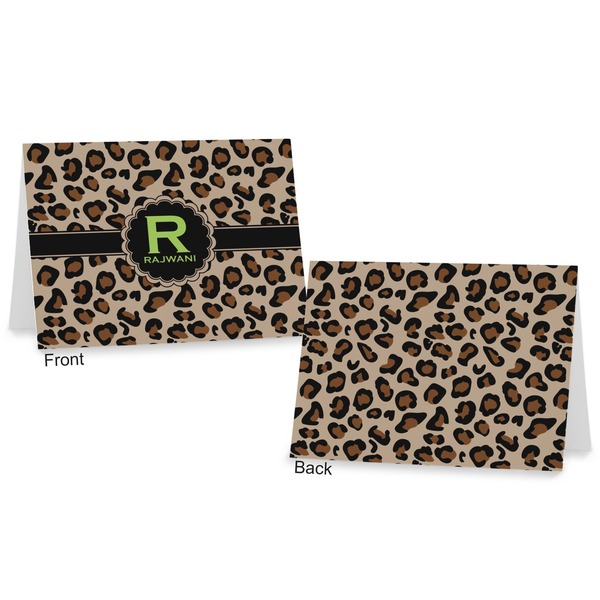 Granite Leopard Postcard - Front and Back