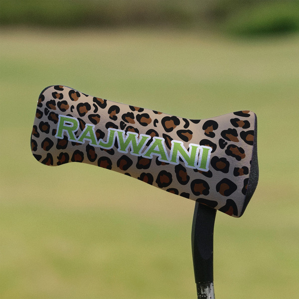 Granite Leopard Putter Cover - On Putter
