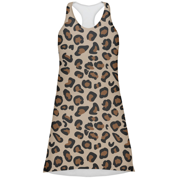 Custom Granite Leopard Racerback Dress - Medium