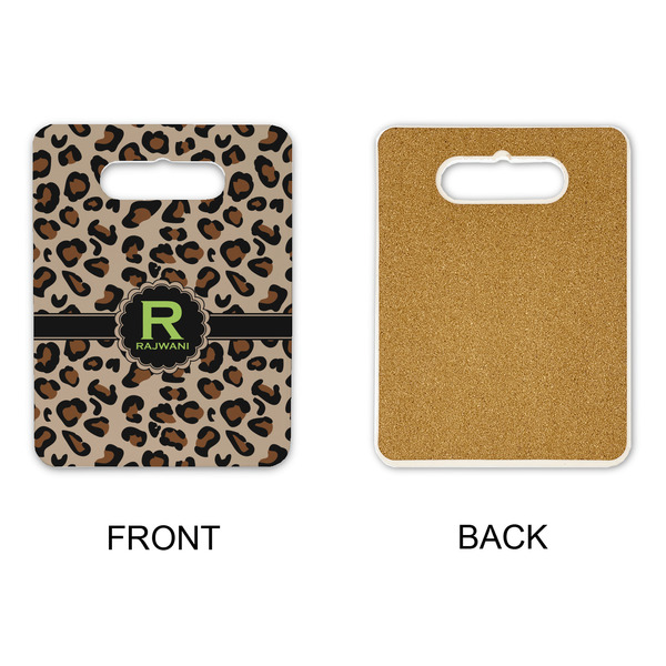 Granite Leopard Rectangle Trivet with Handle - APPROVAL