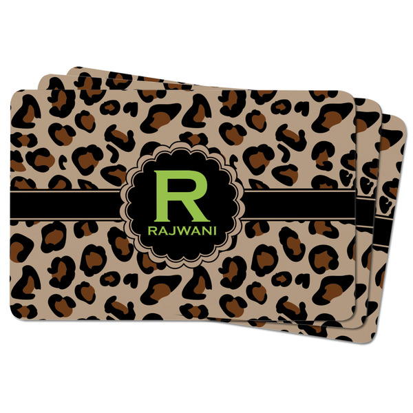 Granite Leopard Rectangular Fridge Magnet - THREE