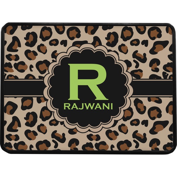 Granite Leopard Rectangular Trailer Hitch Cover (Personalized)