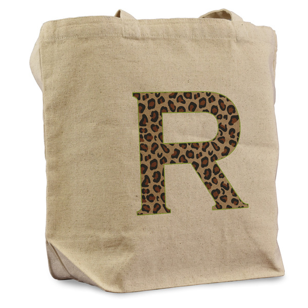 Custom Granite Leopard Reusable Cotton Grocery Bag (Personalized)