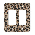 Granite Leopard Rocker Style Light Switch Cover - Two Switch