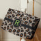 Granite Leopard Large Rope Tote - Life Style