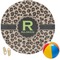 Granite Leopard Round Beach Towel (Personalized)
