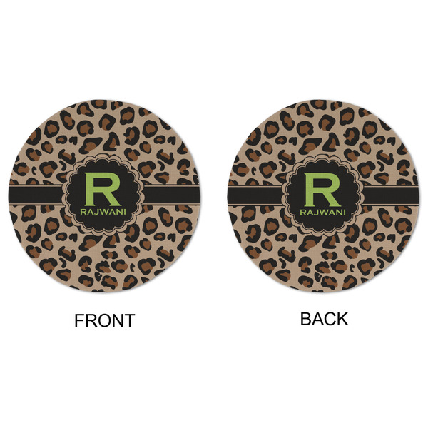 Granite Leopard Round Linen Placemats - APPROVAL (double sided)