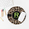 Granite Leopard Round Mousepad - LIFESTYLE 2