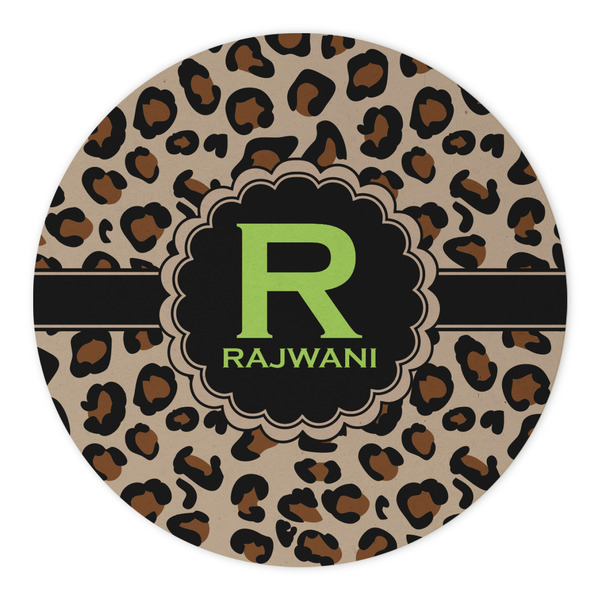 Granite Leopard Round Paper Coaster - Approval
