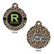 Granite Leopard Round Pet ID Tag - Large - Approval