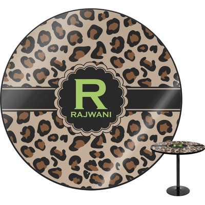 Granite Leopard Round Table (Personalized)