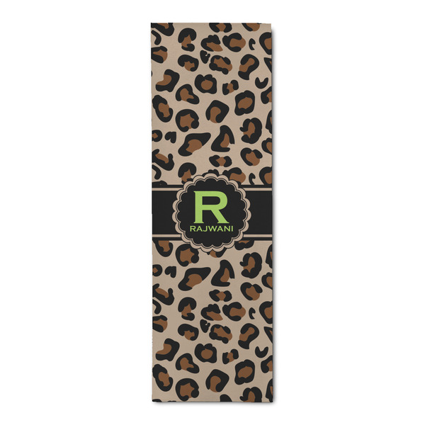 Custom Granite Leopard Runner Rug - 2.5'x8' w/ Name and Initial