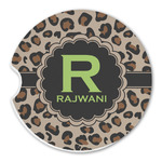 Granite Leopard Sandstone Car Coaster - Single (Personalized)