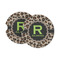 Granite Leopard Sandstone Car Coasters (Personalized)