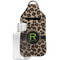 Granite Leopard Sanitizer Holder Keychain - Large with Case