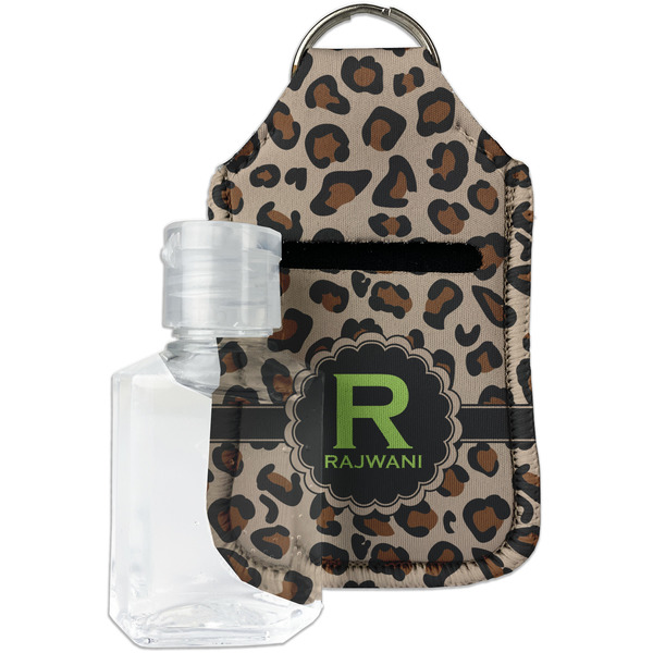 Custom Granite Leopard Hand Sanitizer & Keychain Holder (Personalized)