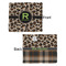 Granite Leopard Security Blanket - Front & Back View