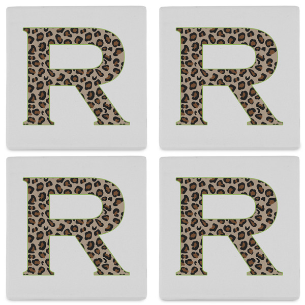 Granite Leopard Set of 4 Sandstone Coasters - See All 4 View