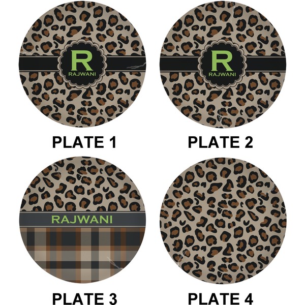 Granite Leopard Set of Lunch / Dinner Plates (Approval)