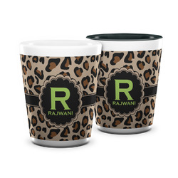 Granite Leopard Ceramic Shot Glass - 1.5 oz (Personalized)