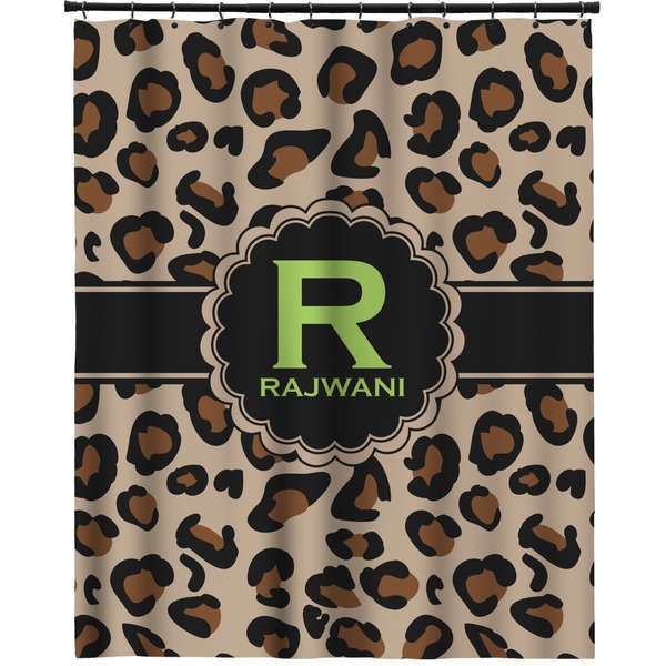 Custom Granite Leopard Extra Long Shower Curtain - 70"x84" (Personalized)
