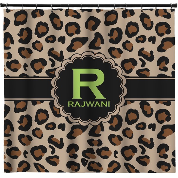 Custom Granite Leopard Shower Curtain - 71" x 74" (Personalized)