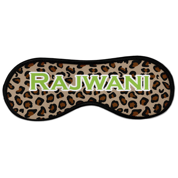Custom Granite Leopard Sleeping Eye Masks - Large (Personalized)