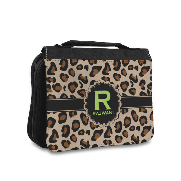 Custom Granite Leopard Toiletry Bag - Small (Personalized)