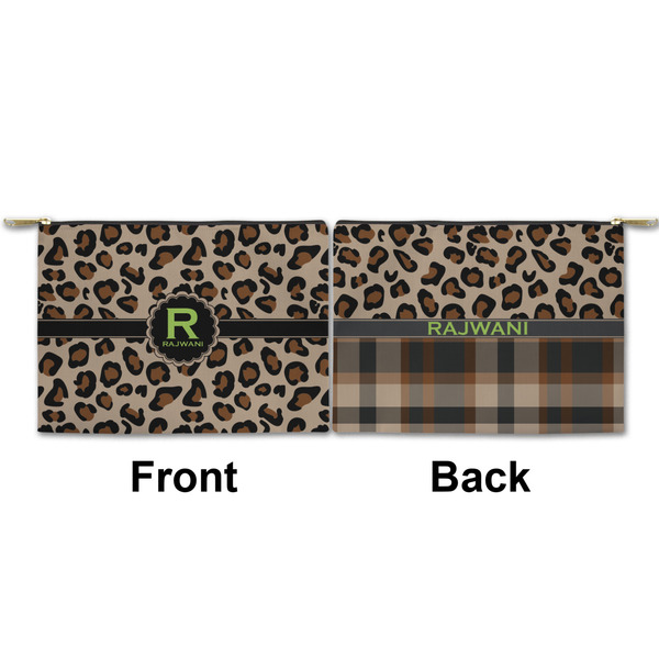 Granite Leopard Small Zipper Pouch Approval (Front and Back)