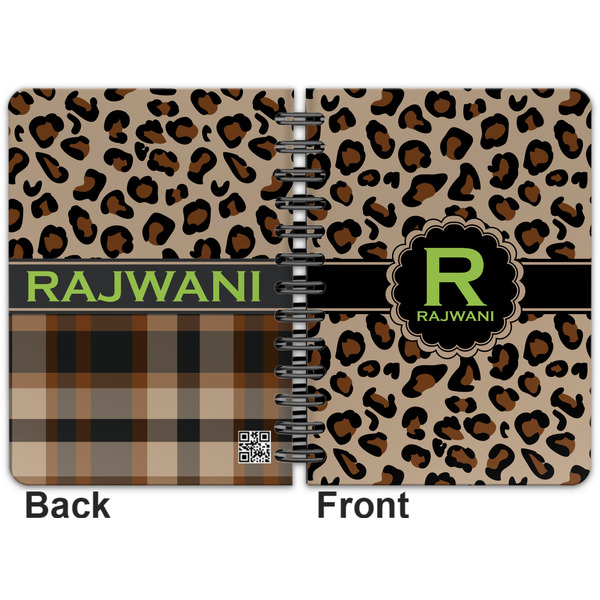 Granite Leopard Spiral Journal 5 x 7 - Apvl