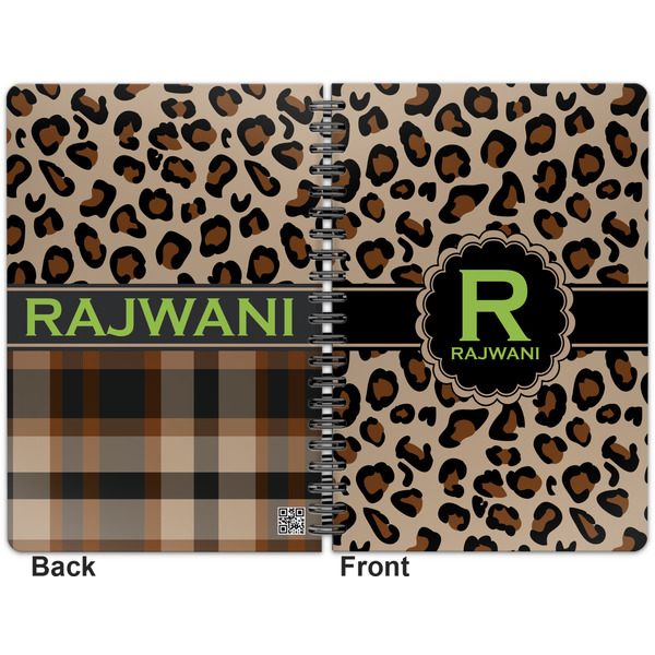 Granite Leopard Spiral Journal 7 x 10 - Apvl