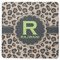 Granite Leopard Square Coaster Rubber Back - Single