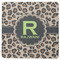 Granite Leopard Square Rubber Backed Coaster (Personalized)