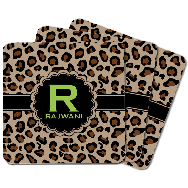Granite Leopard Square Fridge Magnet - MAIN