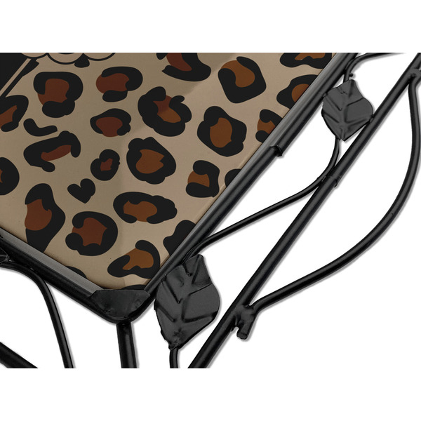 Granite Leopard Square Trivet - Detail