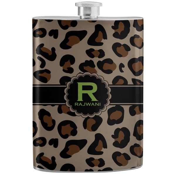 Custom Granite Leopard Stainless Steel Flask (Personalized)