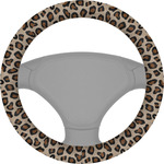 Granite Leopard Steering Wheel Cover (Personalized)
